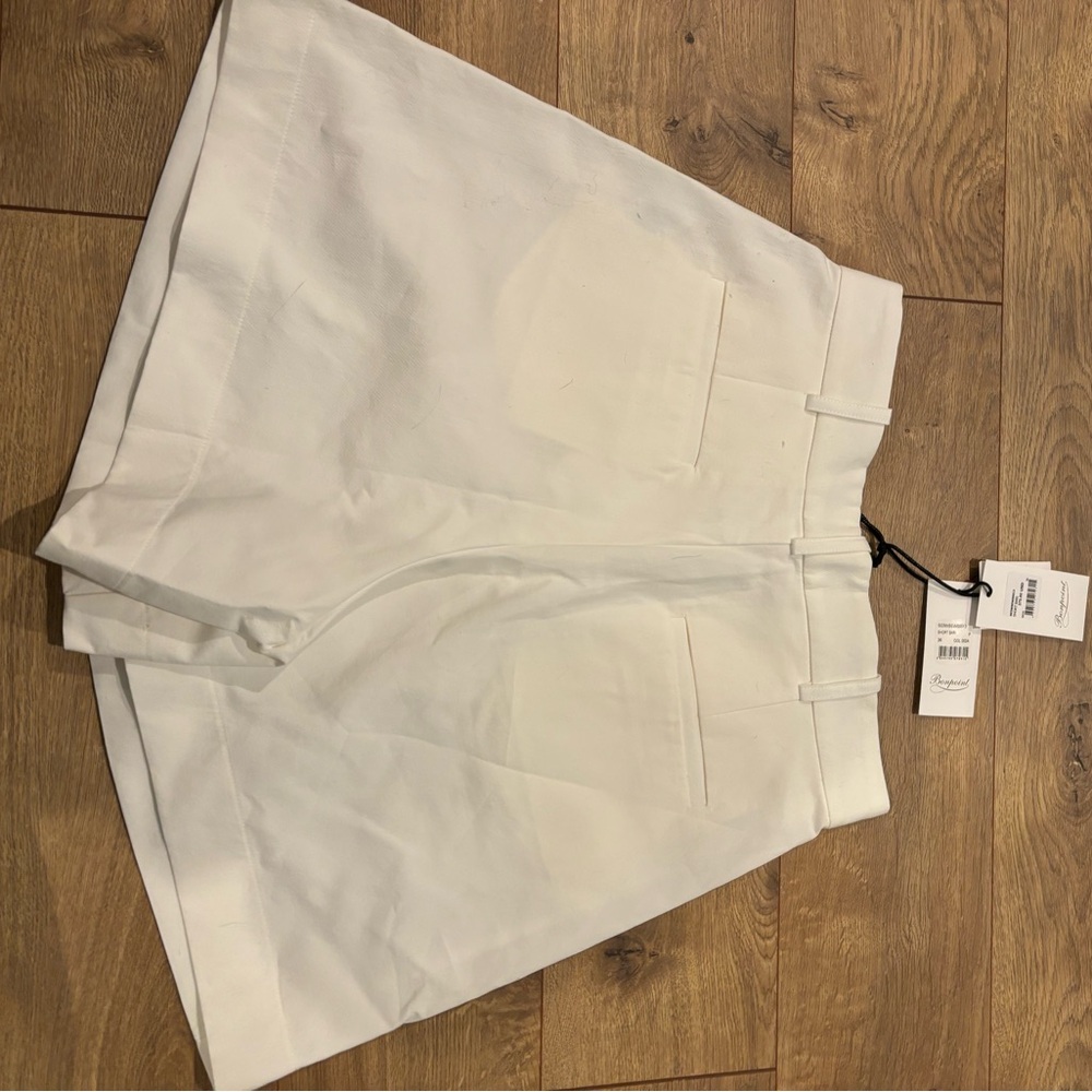 Bonpoint White cotton trouser shorts
